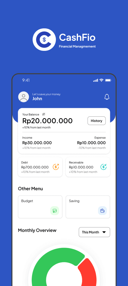 Cashfio - Money Management screenshot 1