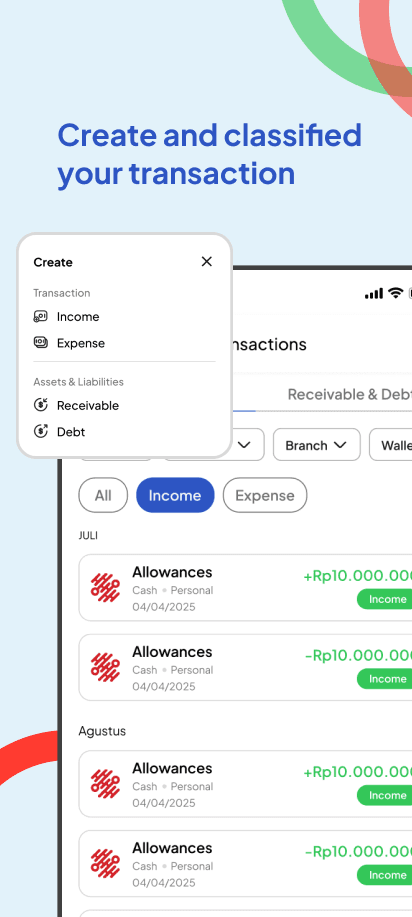 Cashfio - Money Management screenshot 2