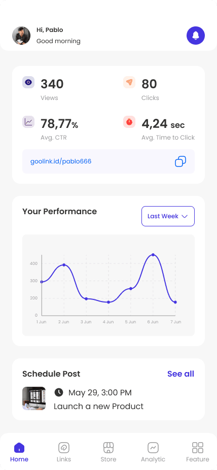 Goolink - Link in Bio screenshot 1