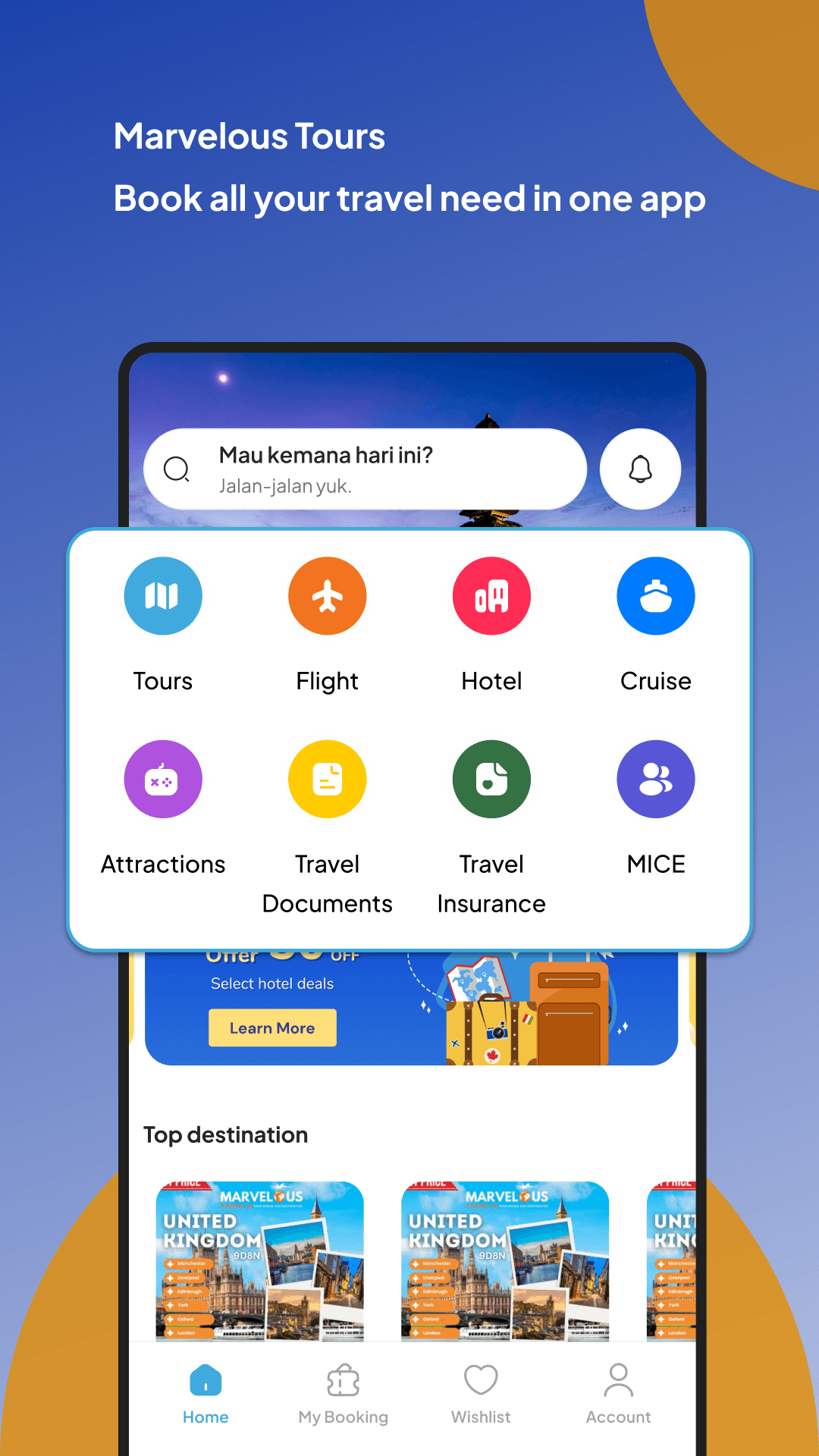 Marvelous Tours screenshot 1