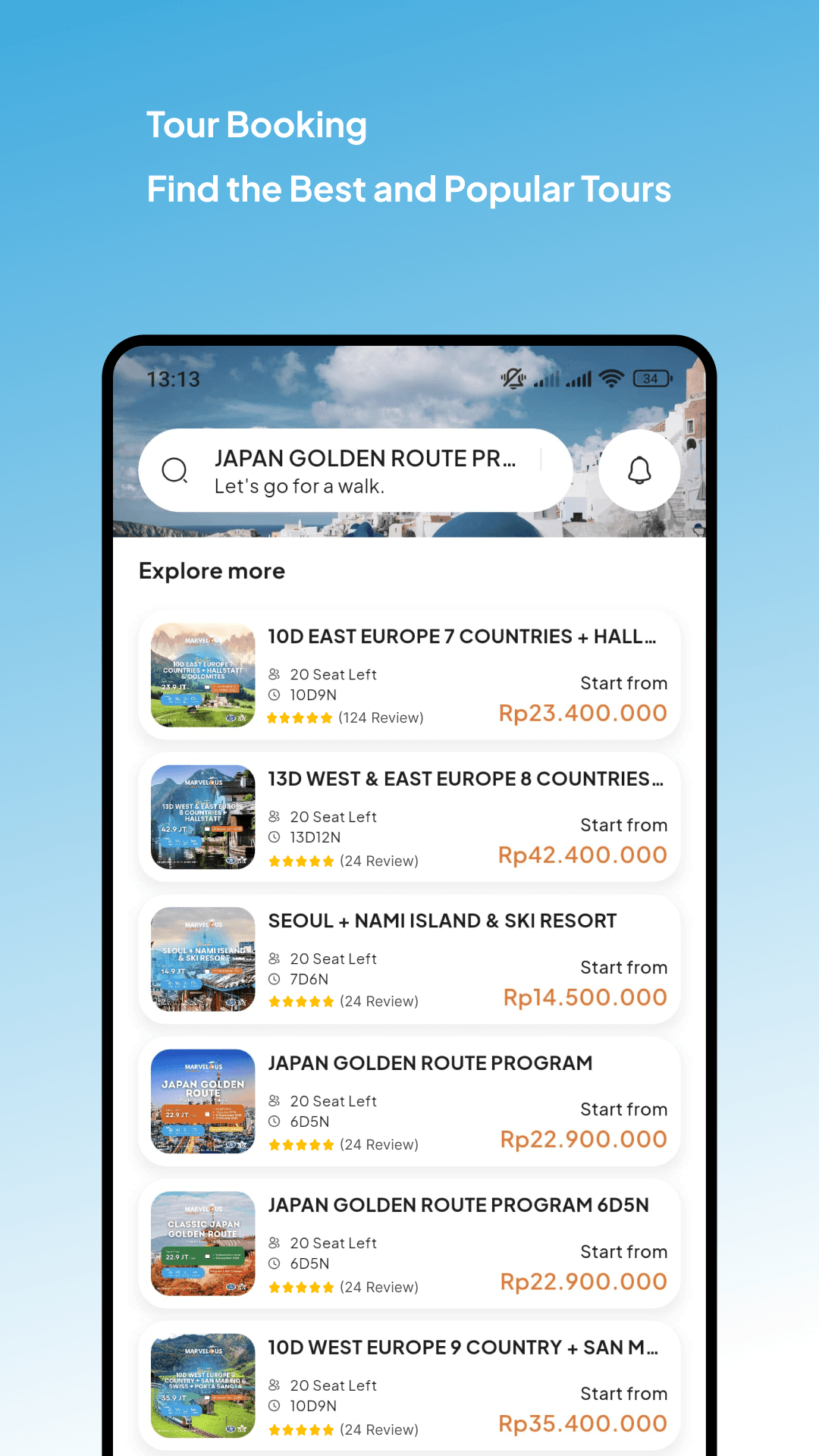 Marvelous Tours screenshot 2