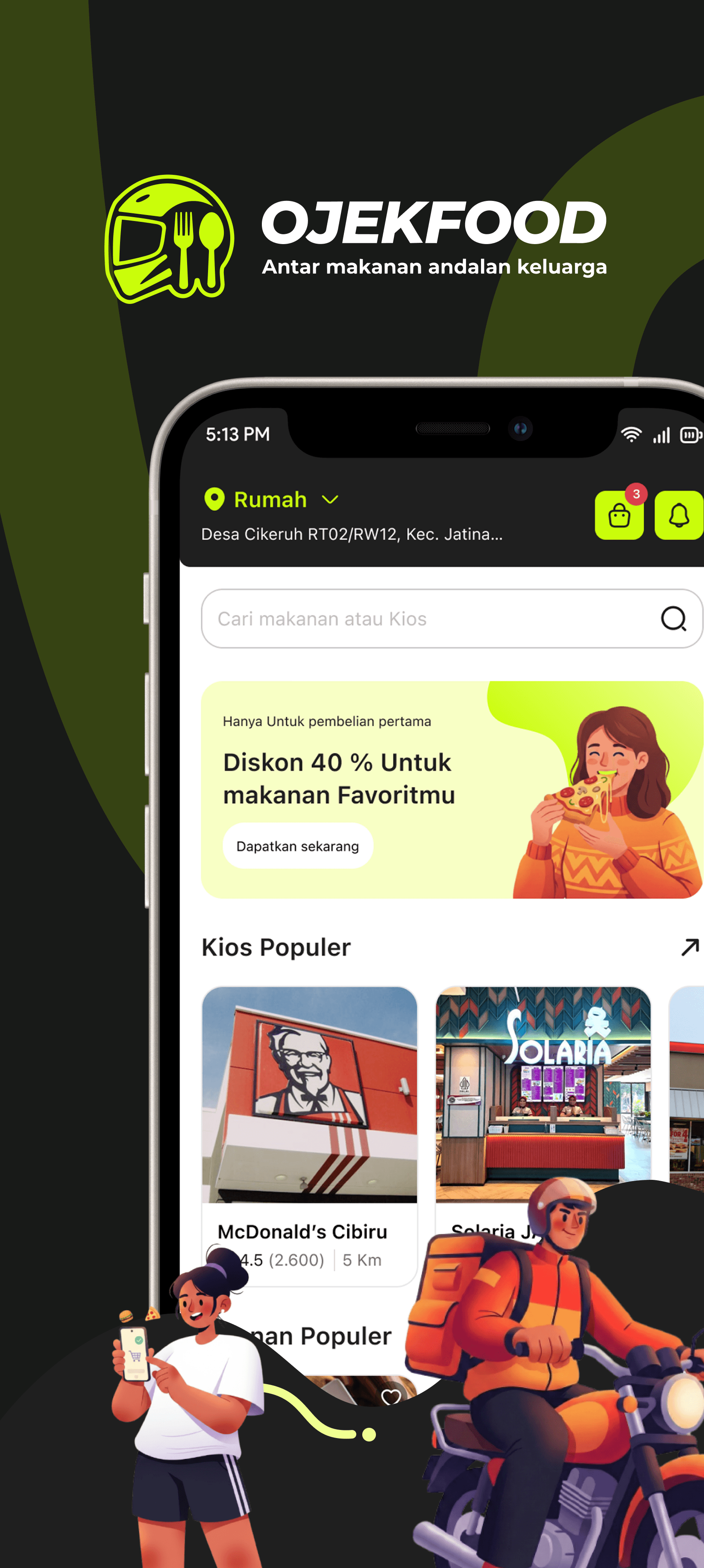 Ojekfood - Food Delivery screenshot 1